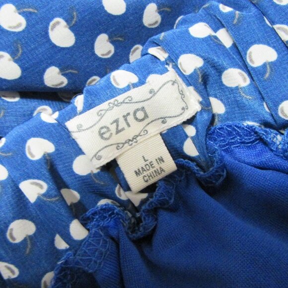 A-Line skirt Navy Blue with White Cherry 🍒 - Picture 6 of 9